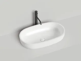 Накладная раковина Salini Gloria 05 S-Stone 1102205MRH 64см RAL снаружи